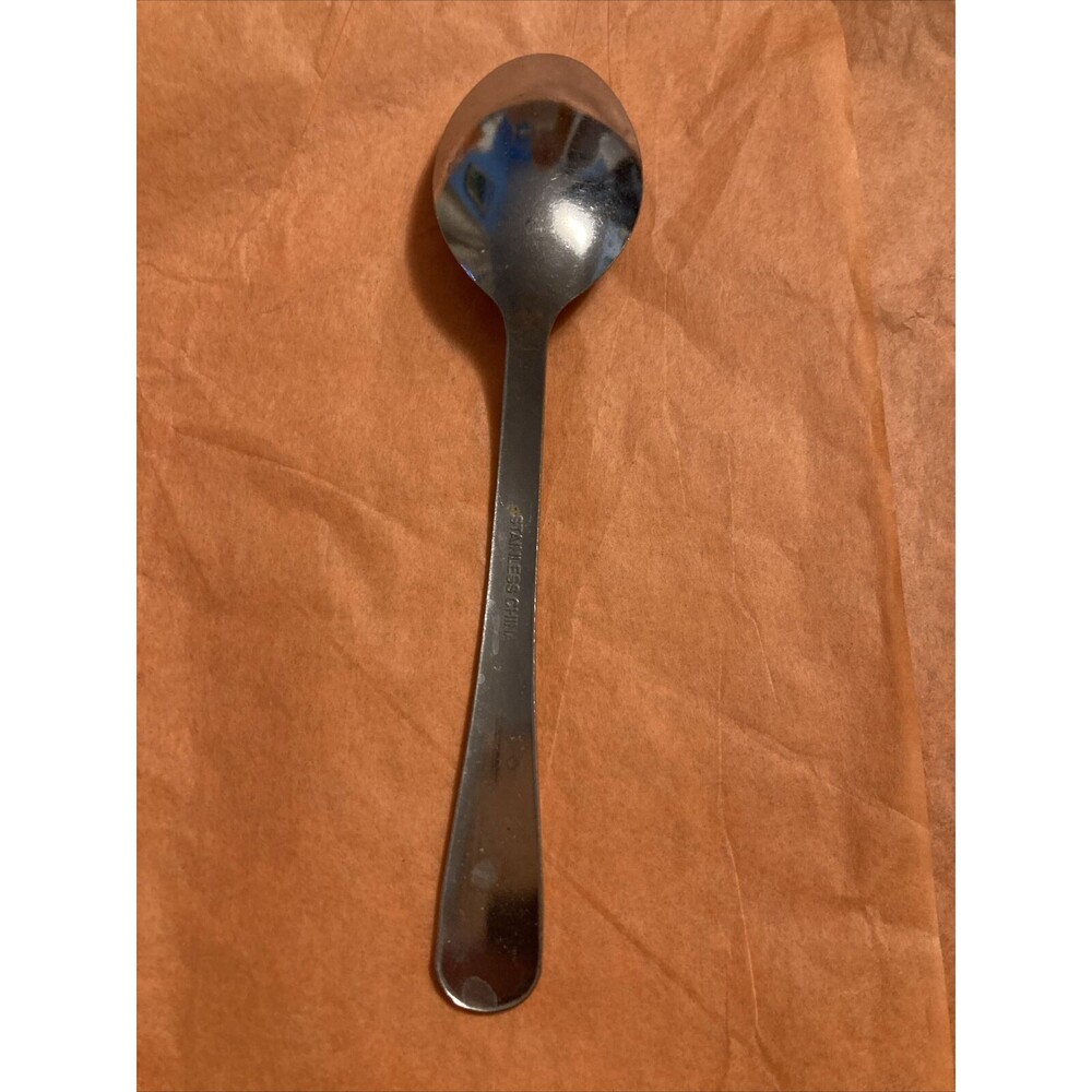 Wallace Silver DELUXE DOMINION Stainless Flatware 3 Teaspoons 6” China Lot Of 3 - Picture 4 of 5